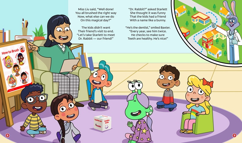 Baxter Meets a Visitor Story Book 