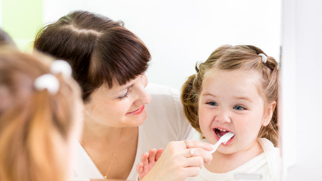 Baby is Brushing