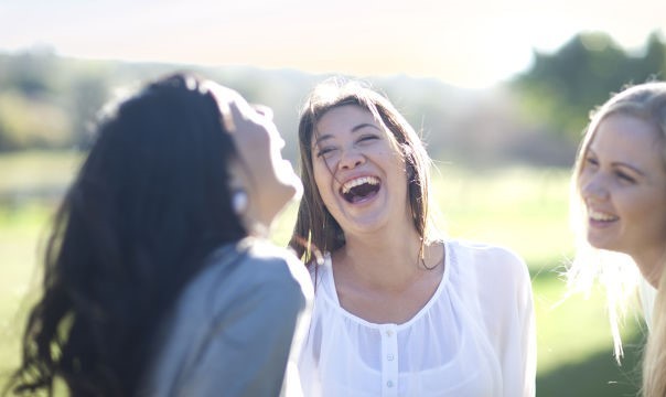 Lady is Laughing