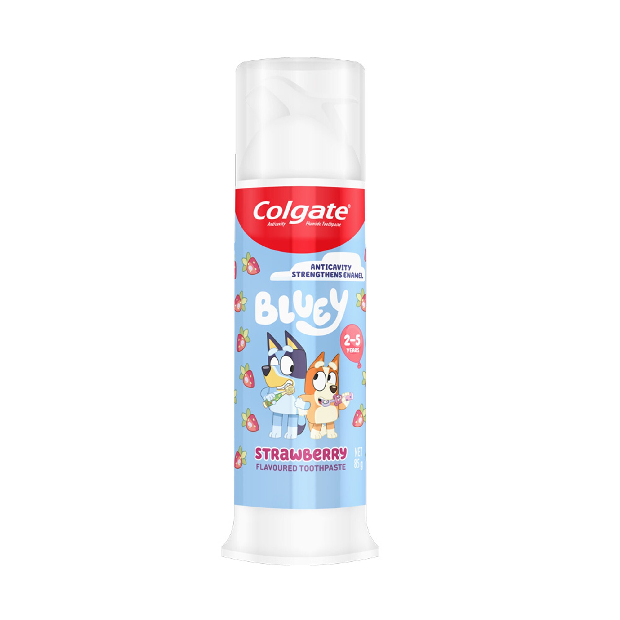 Colgate® Kids Bluey Strawberry Pump Toothpaste | Colgate Kids