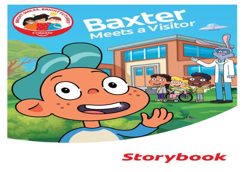 Baxter Meets a Visitor Story Book
