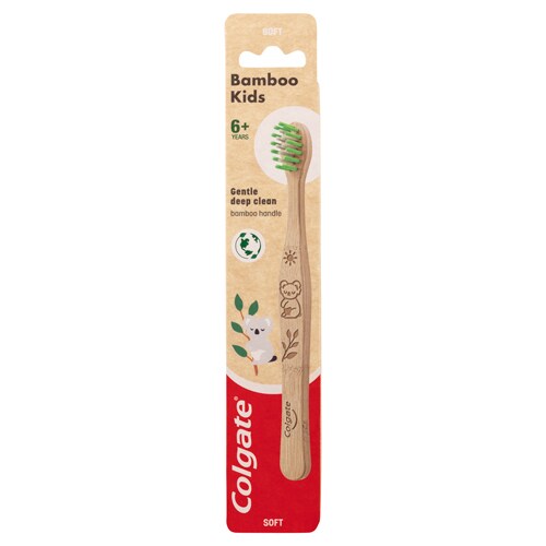 Colgate<sup>®</sup> Kids 6+ Years Bamboo Soft Manual Toothbrush