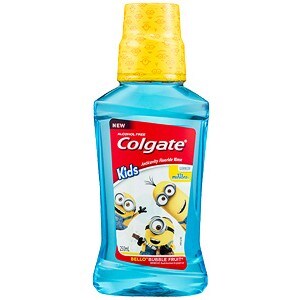 Colgate<sup>®</sup> Minions™ Kids Bello Bubble Fruit Mouthwash