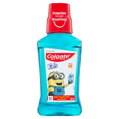 Colgate<sup>®</sup> Minions™ Kids Bello Bubble Fruit Mouthwash