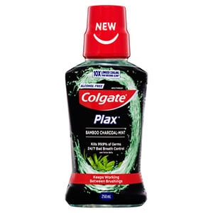 Colgate<sup>®</sup> Plax<sup>®</sup> Bamboo Charcoal-mint Mouthwash