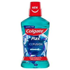 Colgate<sup>®</sup> Plax<sup>®</sup> Ice Fusion Mouthwash Cold Mint
