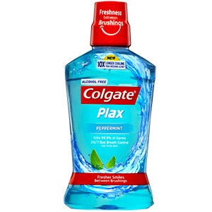 Colgate<sup>®</sup> Plax<sup>®</sup> Peppermint Mouthwash