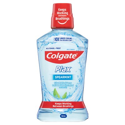 Colgate<sup>®</sup> Plax<sup>®</sup> Spearmint Mouthwash