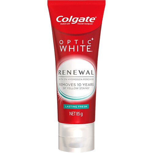 Colgate<sup>®</sup> Optic White™ Renewal Lasting Fresh Whitening Toothpaste