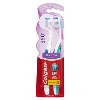 Colgate<sup>®</sup> 360°<sup>®</sup> Sensitive Pro-Relief™ Toothbrush
