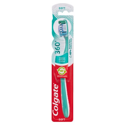Colgate<sup>®</sup> 360°<sup>®</sup> Whole Mouth Clean Toothbrush
