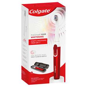 Colgate<sup>®</sup> Proclinical<sup>®</sup> 500r Whitening Electric Toothbrush
