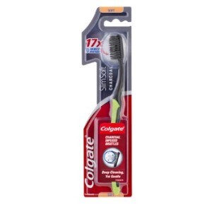 Colgate<sup>®</sup> Slim Soft Charcoal Toothbrush