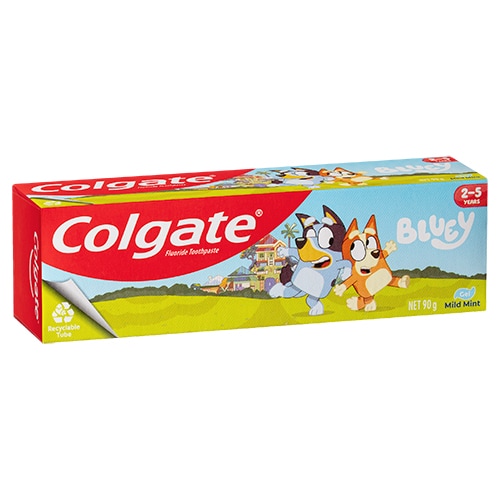 Colgate Kids Junior Bluey Mild Mint Gel Toothpaste, 2-5 Years