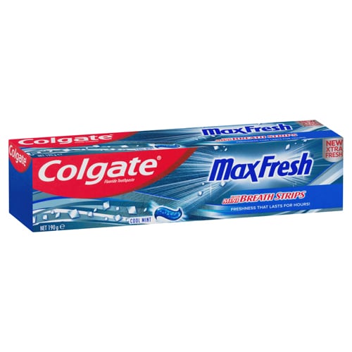Colgate<sup>®</sup> Max Fresh<sup>®</sup> With Mini Breath Strips