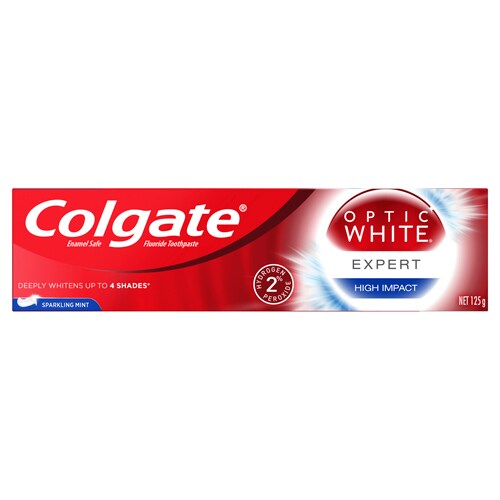 Colgate<sup>®</sup> Optic White™ High Impact White Whitening Toothpaste
