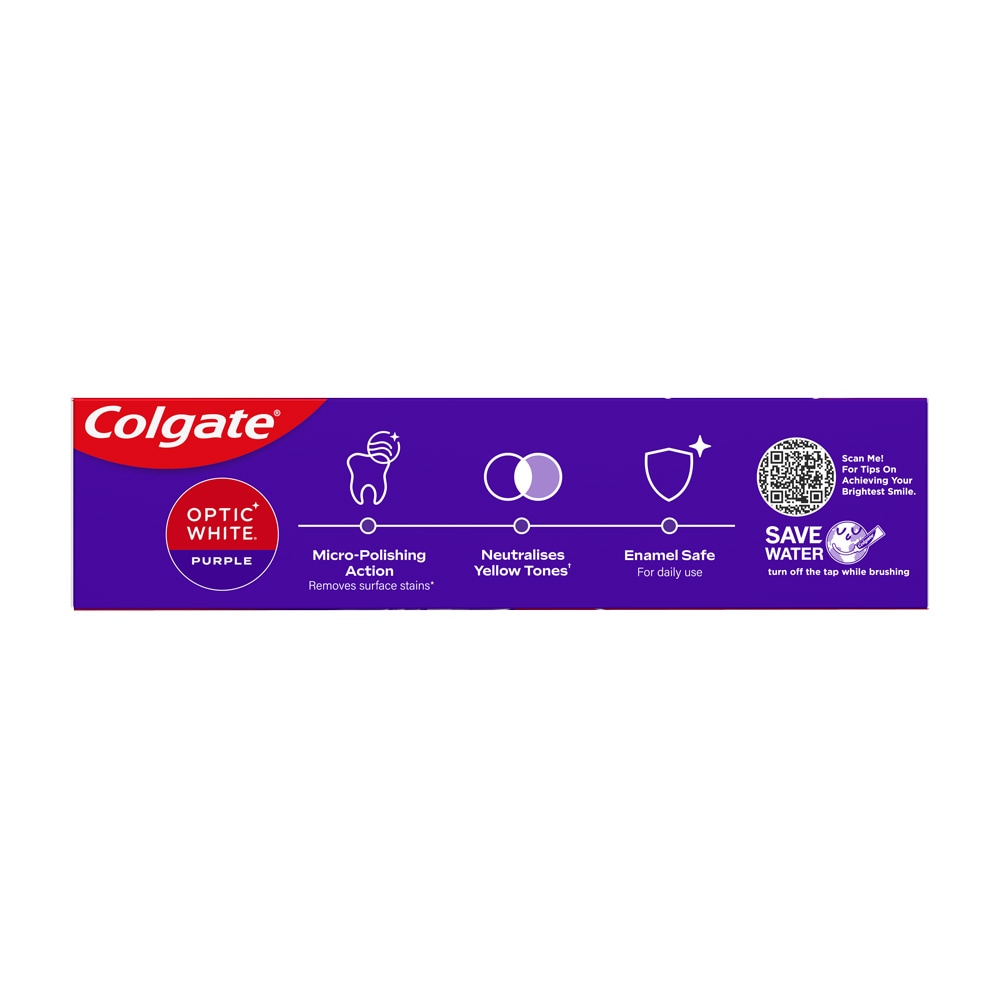 Colgate® Optic White Purple Teeth Whitening Toothpaste
