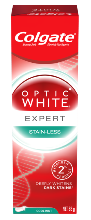 Colgate<sup>®</sup> Optic White Stain Less White