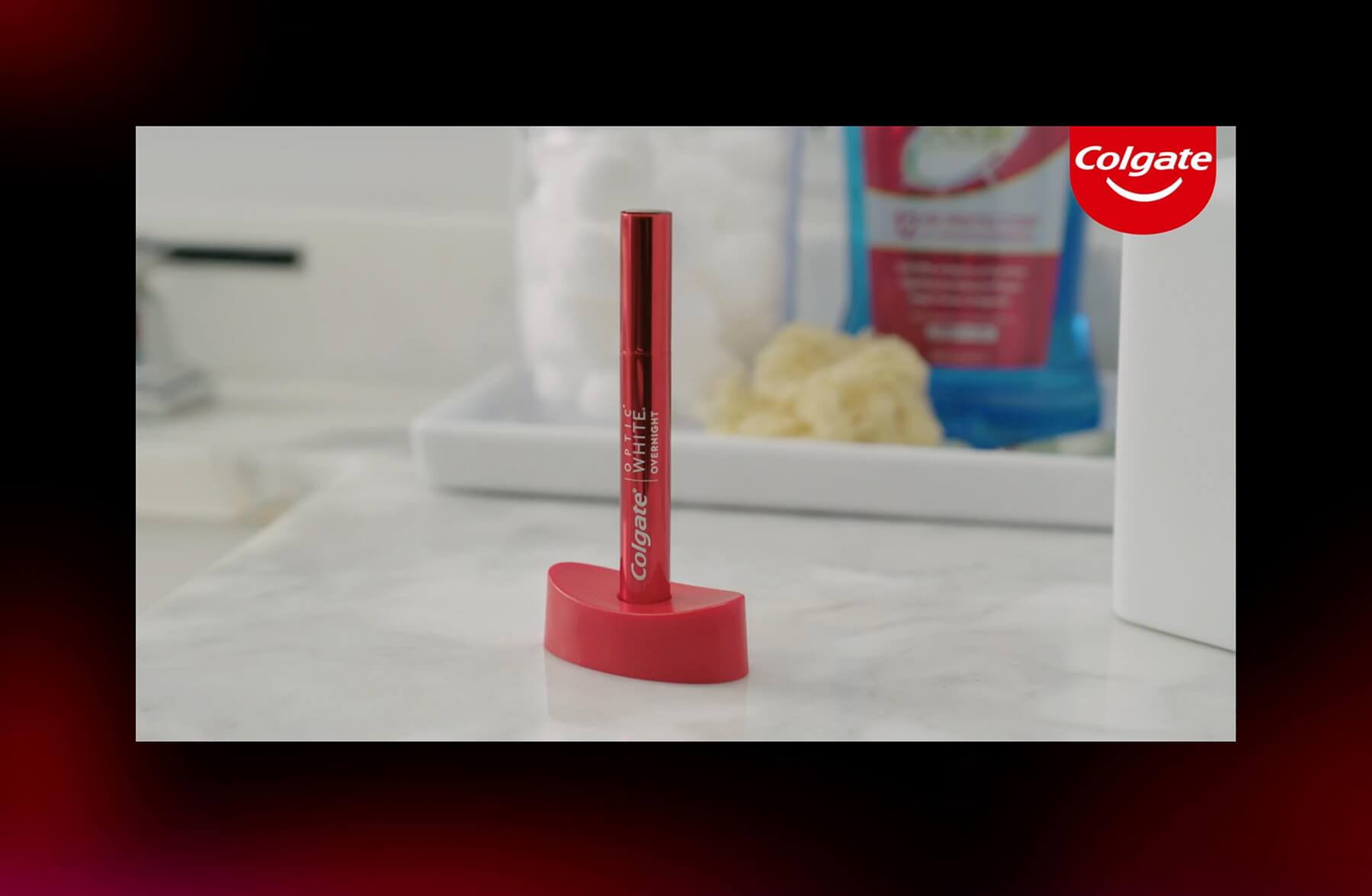 Video instruction on how to use the Colgate Optic White Overnight Teeth Whitening Treatment Pen