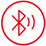 Bluetooth connected brush icon