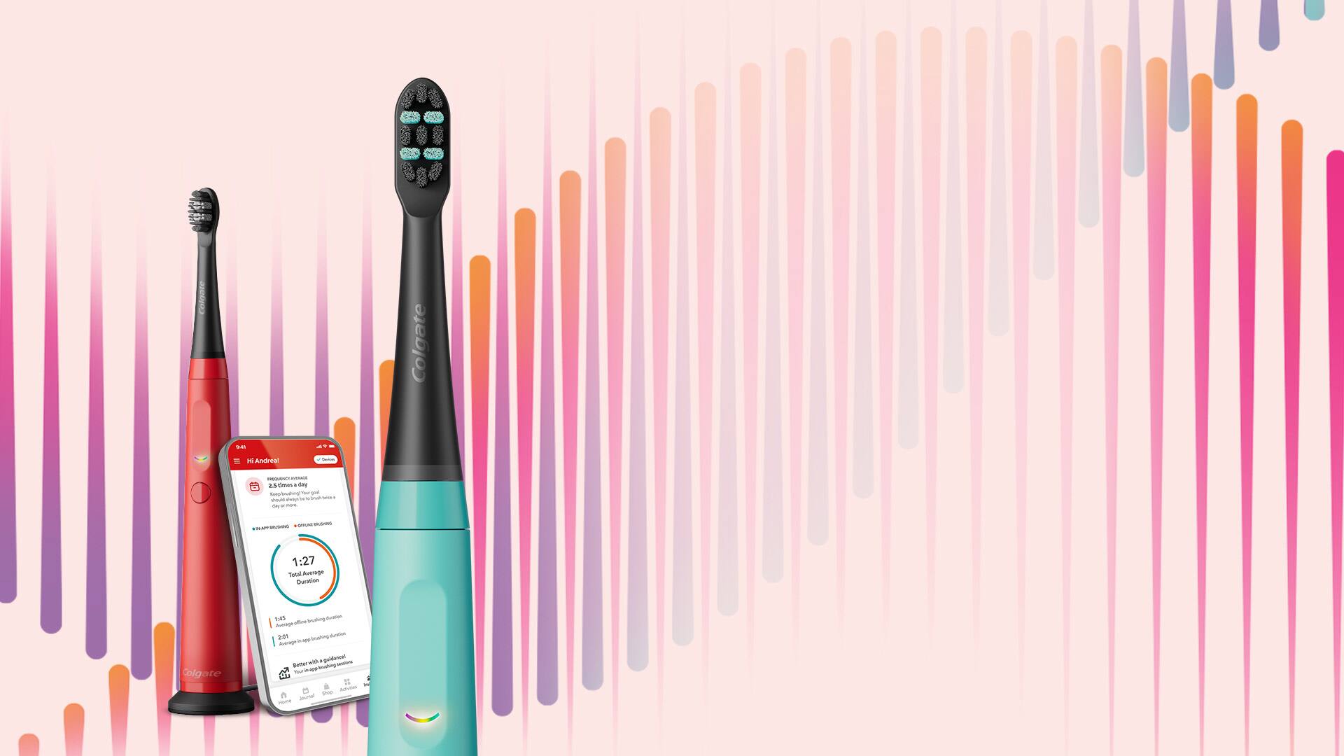 Colgate pulse series 1 electric toothbrush tracking app