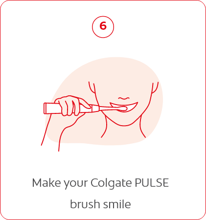 Make your Colgate pulse brush smile