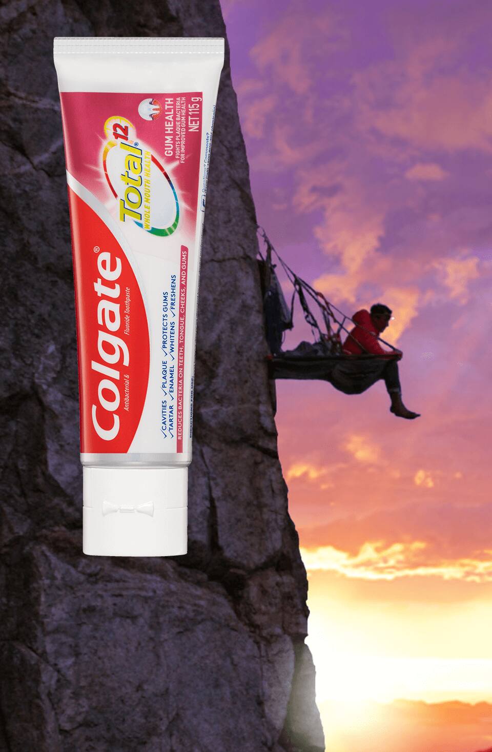 colgate total gum health toothpaste packshot