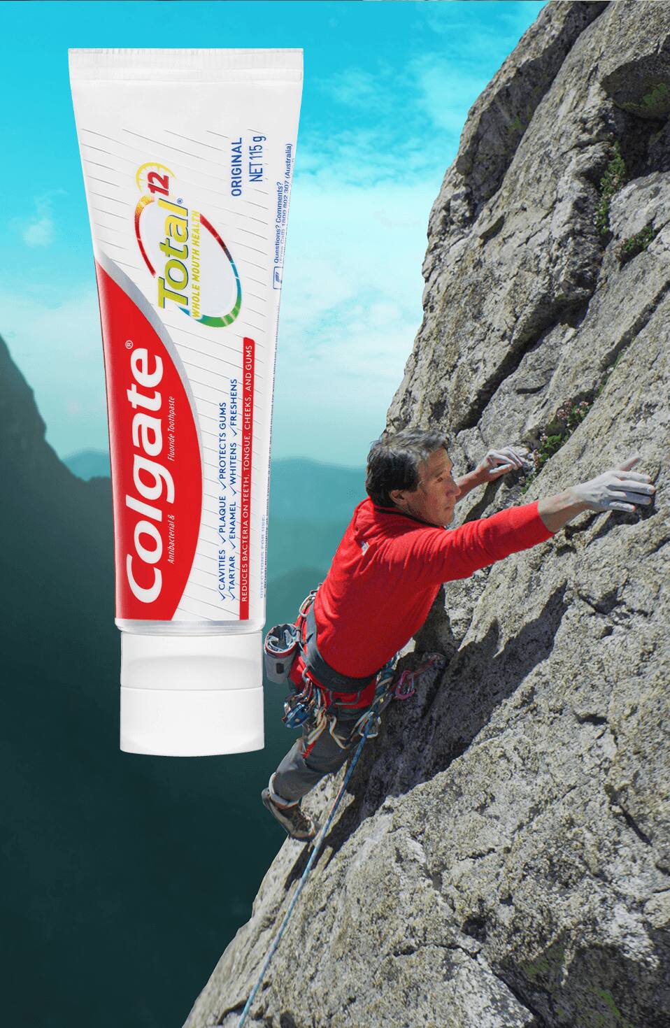 colgate total Original toothpaste packshot