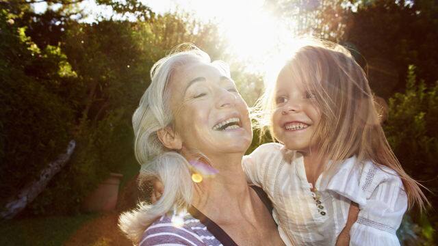 Child and Mother Laughing