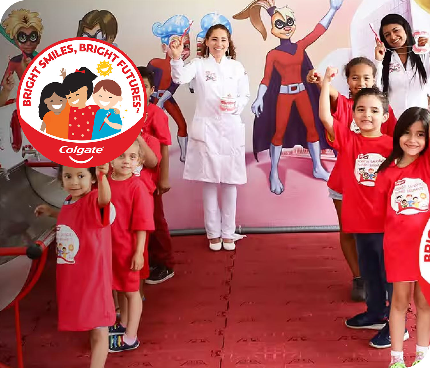 children of the The Colgate® Bright Smiles, Bright Futures® program