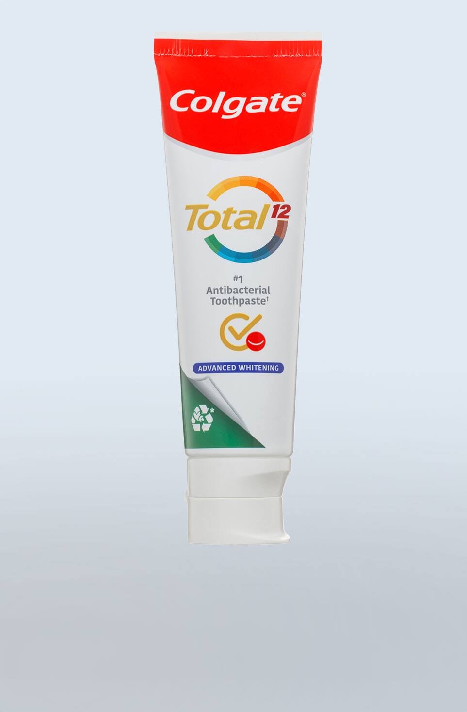 colgate total advance whitening toothpaste packshot