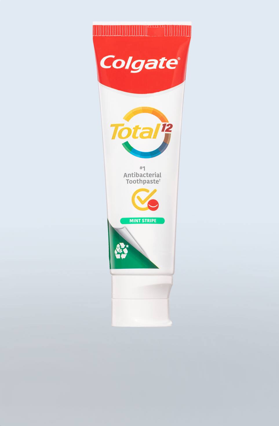 colgate total mint stripe toothpaste packshot colgate total mint stripe toothpaste packshot